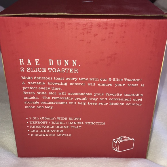 Rae Dunn toaster NIB - Picture 2 of 3